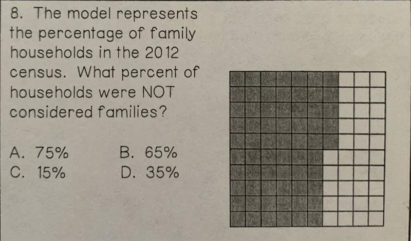 What percent of households were NOT considered families-example-1