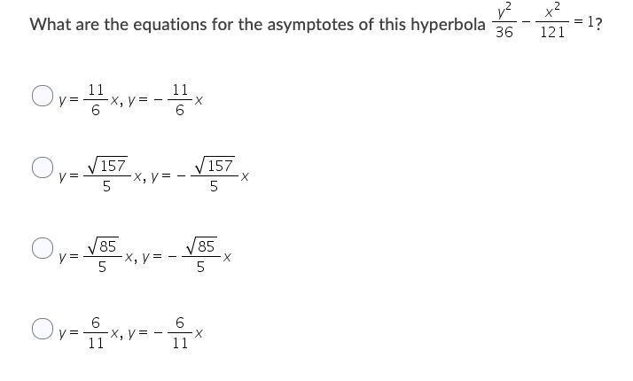 What are the equations for the asymptotes of this hyperbola-example-1