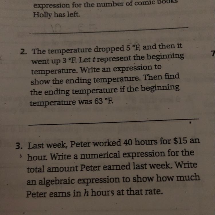 I need help with question number three and four thankssss!!!-example-1