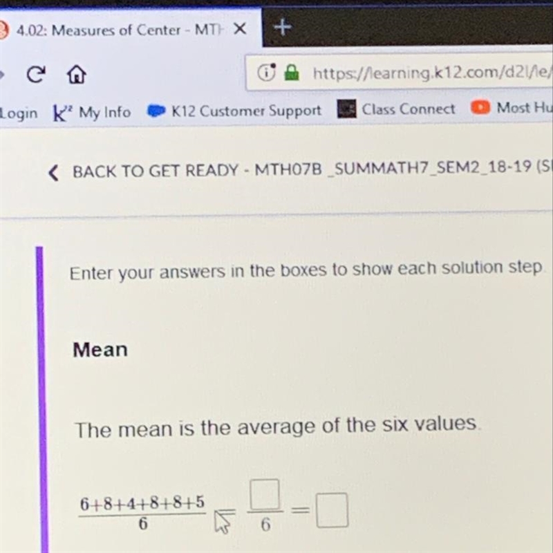 What is 6+8+4+8+8+5 over 6-example-1