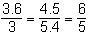 Which set of ratios could be used to determine if one triangle is a dilation of the-example-3