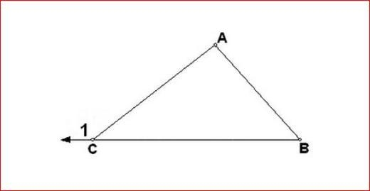 If m∠A = 87° and m∠B = 32°, find m∠1.-example-1