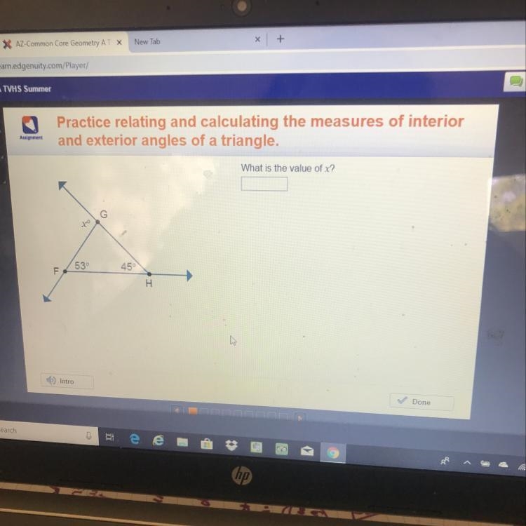 PLEASE HURRY!!!!!! 10 points !!!!!!!!!!! What is the value of x??-example-1