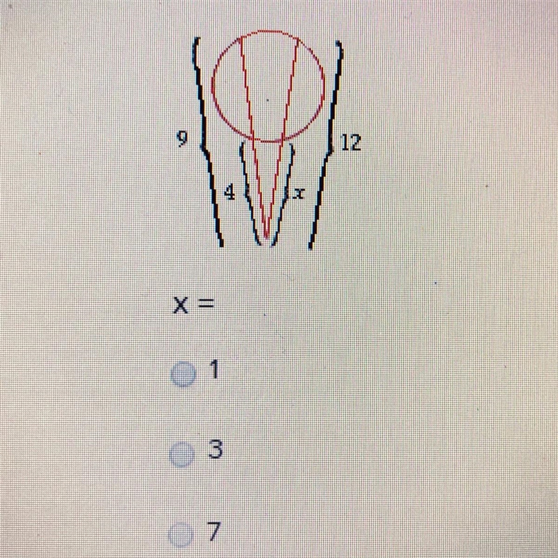 Need answer ASAP please! X= 1 3 7-example-1