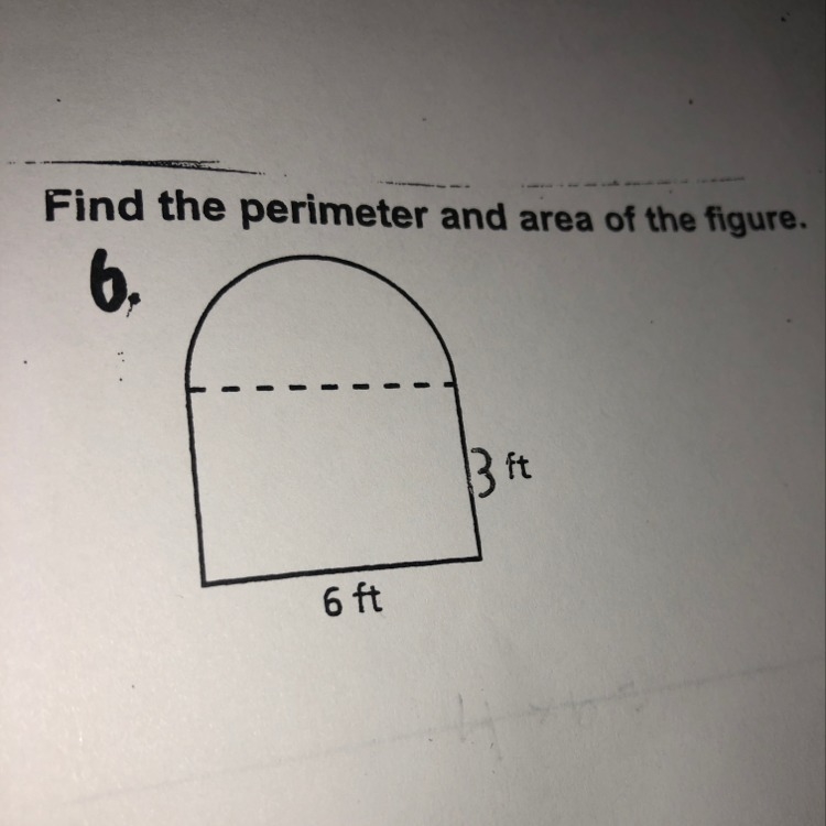 I need to know the perimeter and area-example-1