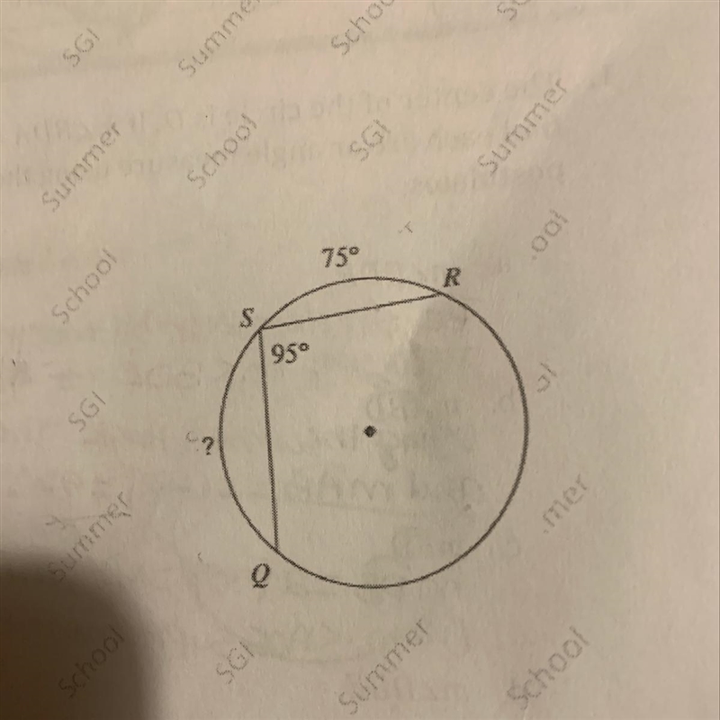 Find the measure of the indicated arc-example-1