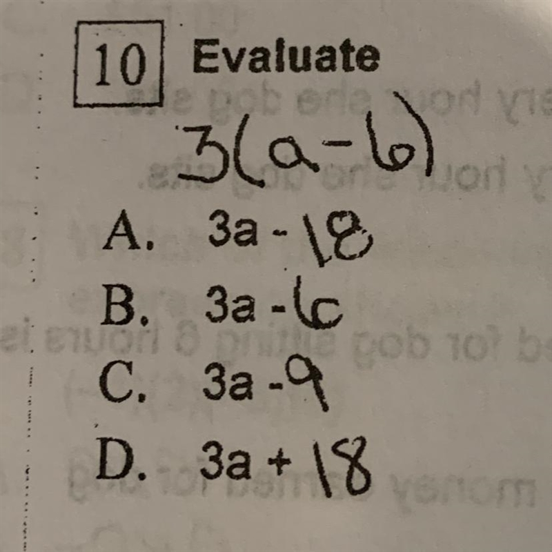 3(a-6) - I need help evaluating-example-1