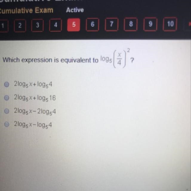 Exam for advanced algebra-example-1