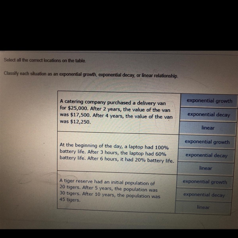 Select all the correct locations on the table-example-1