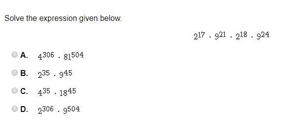 Solve this expression given below:-example-1