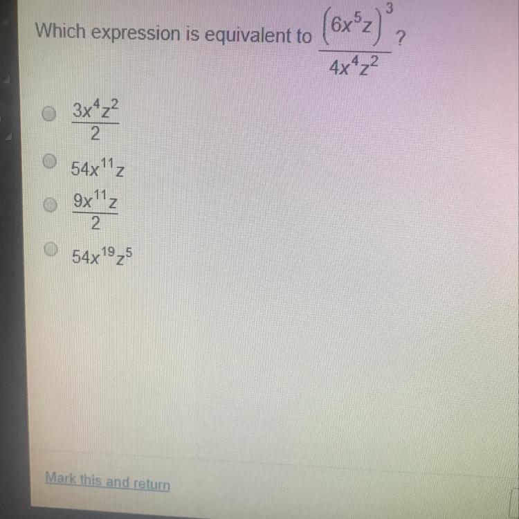 Which expression is equivalent to-example-1