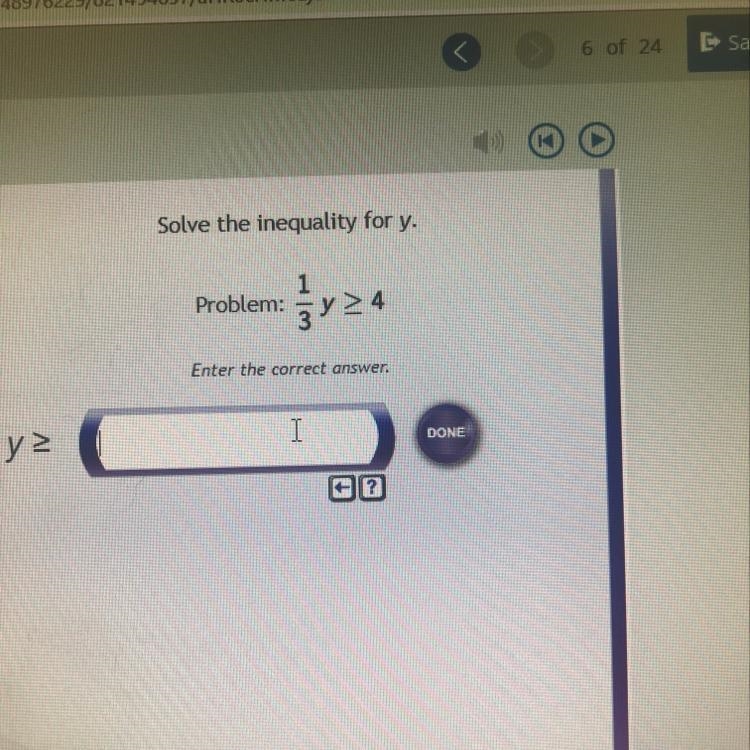 Solve the inequality for y-example-1