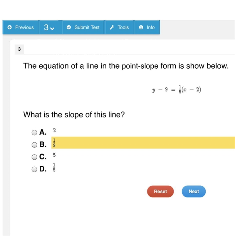 Whats the point of slope?-example-1