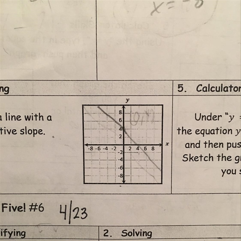 Draw a line with a negative slope-example-1