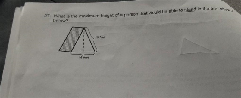 Asap here im very stuck in this problem its pythagorean theorem ​-example-1