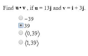 Find u*v, if u=13j and v=i+3j-example-1