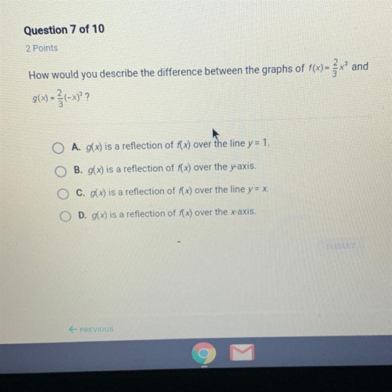 How would you describe the difference between these graphs!!!?-example-1