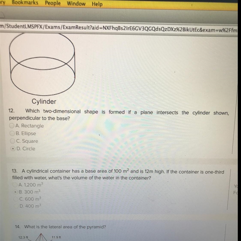 I need help with number 12 and 13 please-example-1