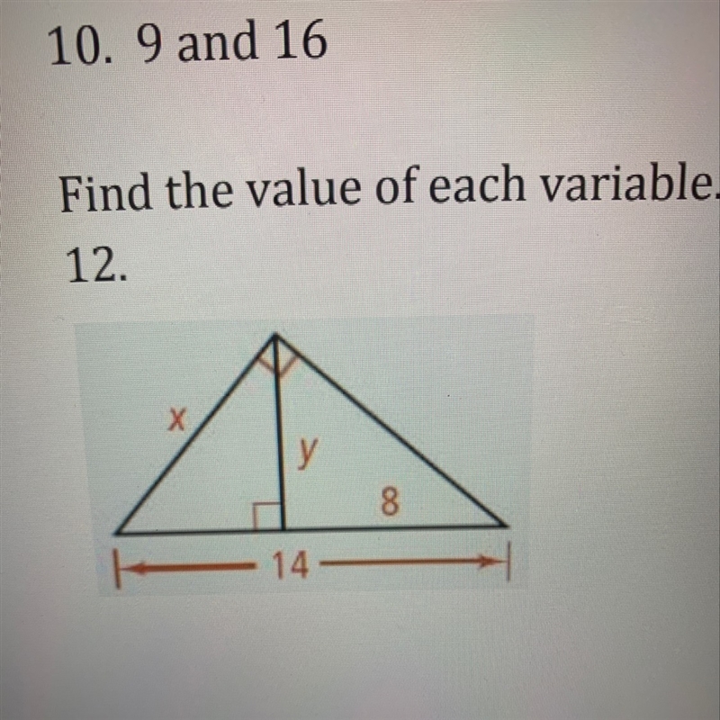 What is the value of x and y-example-1