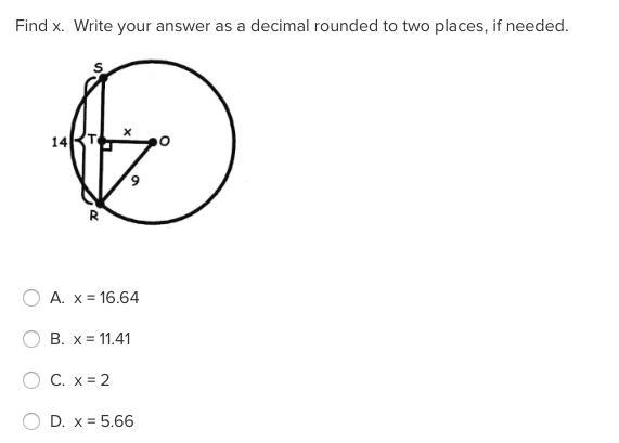 Please help geometry​ questions find X-example-1