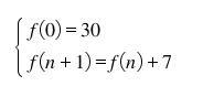 To describe a specific arithmetic sequence, Elijah wrote the recursive formula: Write-example-1