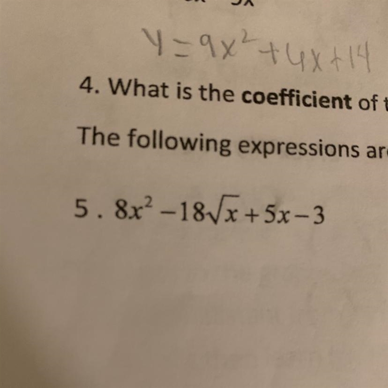 How to solve this showing all work ! Also explain why they aren’t polynomials if you-example-1