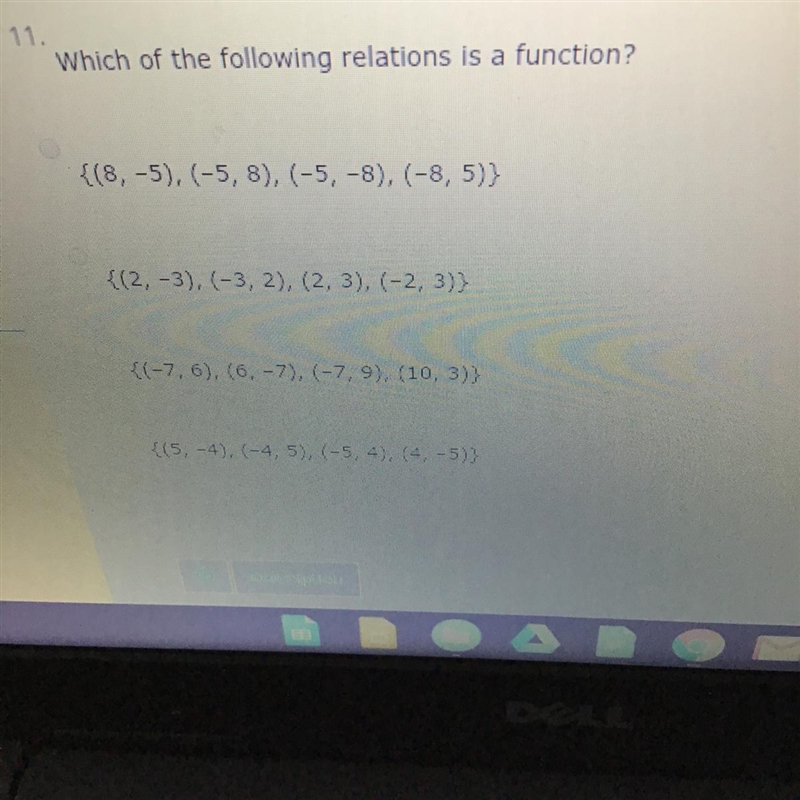 Which of the following is a function?-example-1