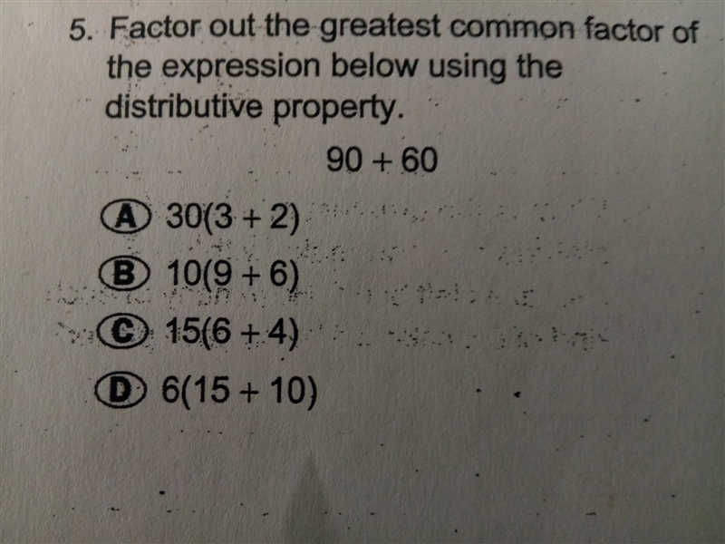 Factor out the expression below using the distributive property​-example-1