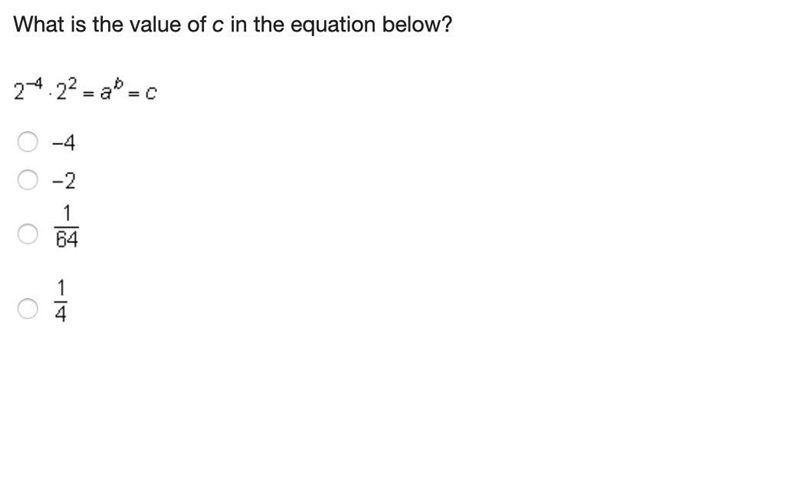 What is the value of c in the equation below?-example-1