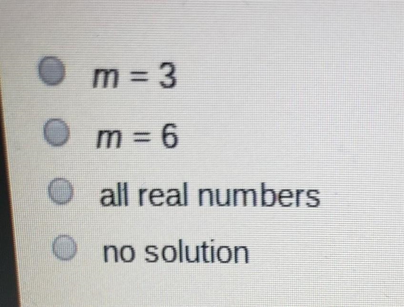 What is a solution to the equation 3 / m + 3 - M / 3 - M equals m^2 + 9 / m^2-9?​-example-1