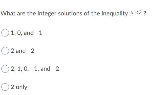 WHAT ARE THE INTEGER SOLUTIONS OF THE INEQUALITY?-example-1