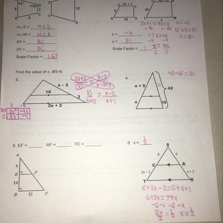 Please help me with the process to find the answer for #3, #4 and #5 Thank you it-example-1