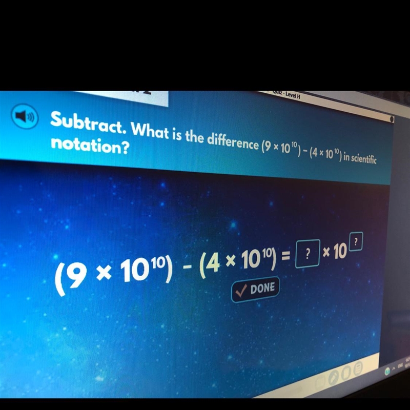 (9 x 10*10) - (4 x 10*10)-example-1