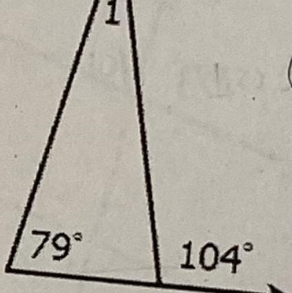 I need help figuring out angle 1-example-1