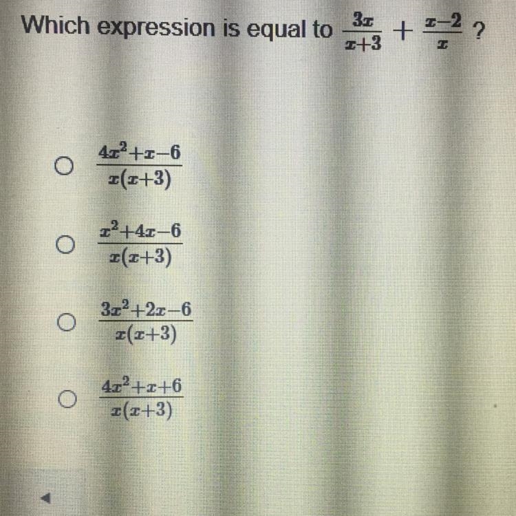 Please help! Which expression is equal to..?-example-1