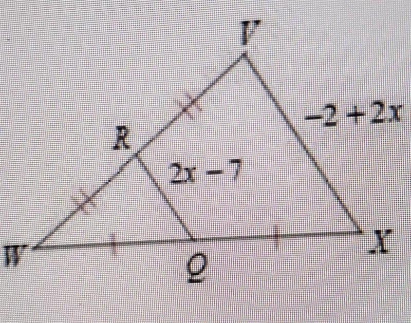 What is the lengh of QR in the given figure?​-example-1