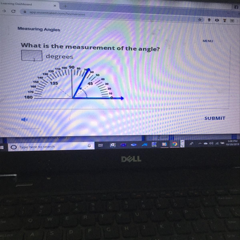 What is The Measurement for This angle-example-1