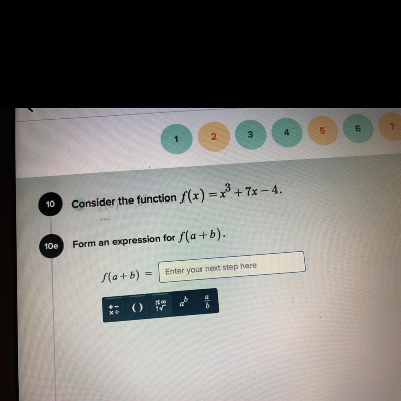 How do i find f(a+b) ?-example-1