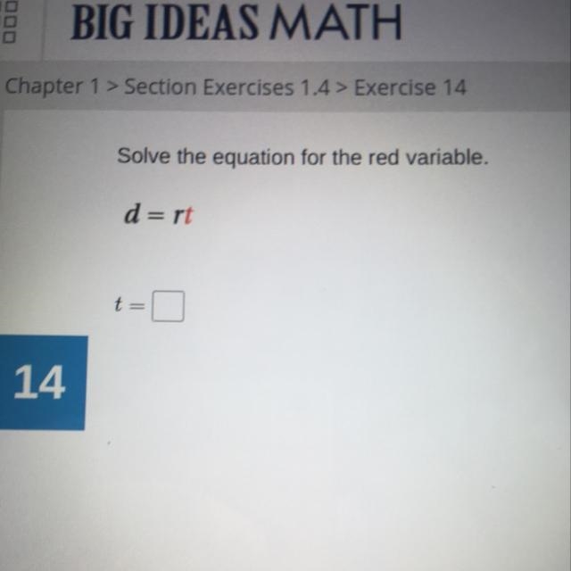 Solve the equation for the red variable.-example-1