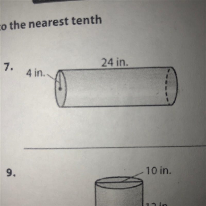 Round this to the nearest tenth & use 3.14-example-1