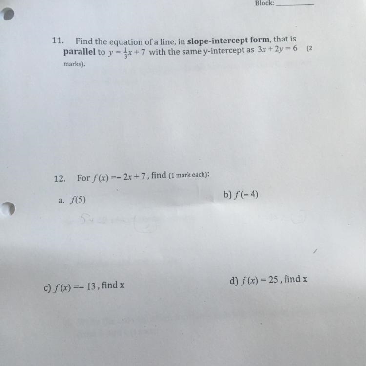 Help, number 12 doesn’t need work shown-example-1