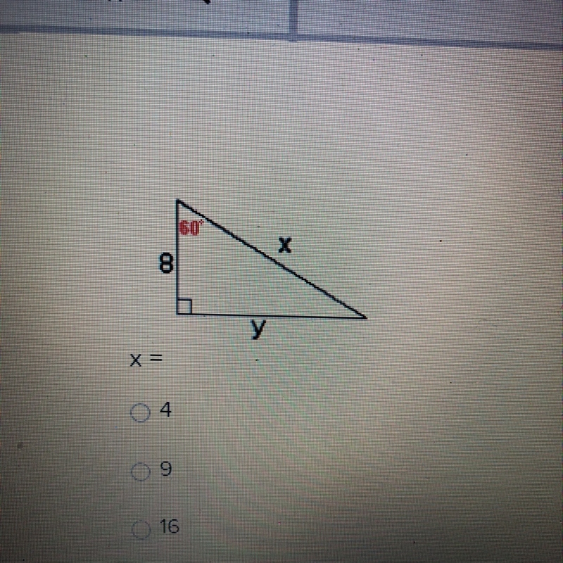 X= 4 9 16 Plz help me-example-1