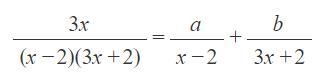 50 point for this question: Find values of a and b that make the following equality-example-1