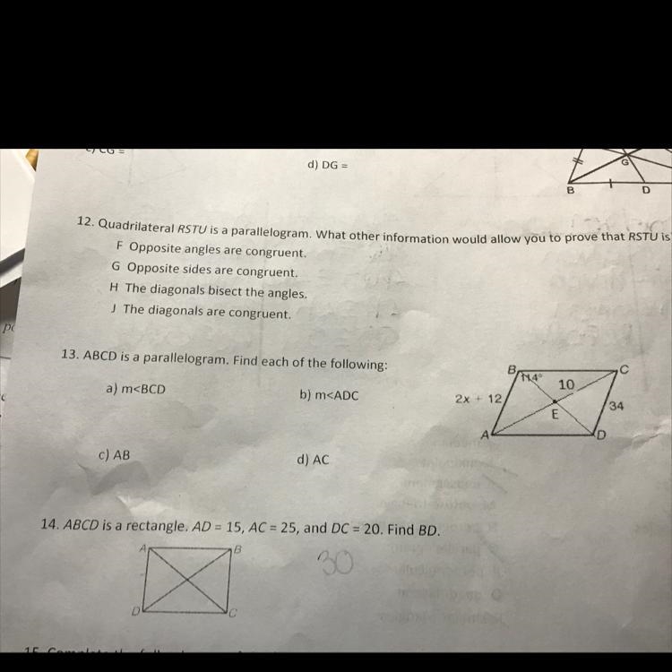 Need help with 13 and 14-example-1