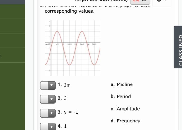 Match to the corresponding value-example-1