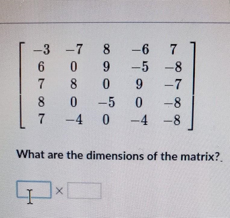 What are the dimensions of the matrix?. i need help pls​-example-1