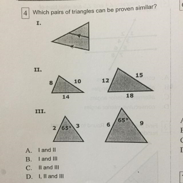 Which pairs of triangles can be proven similar?-example-1