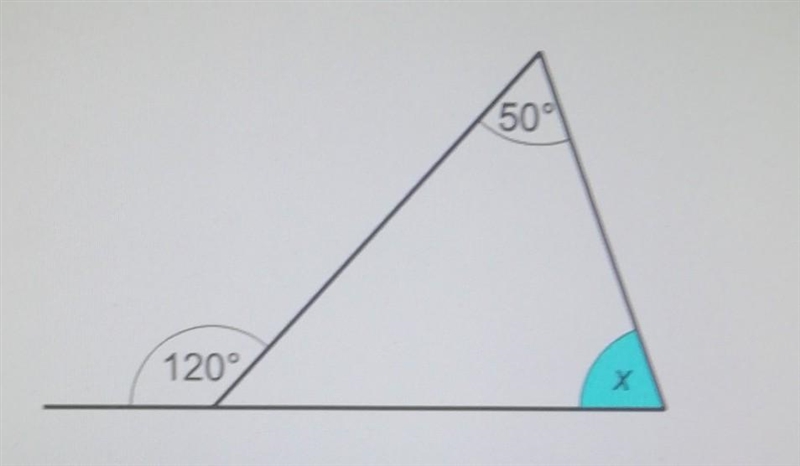 Work out the size of angle X.​-example-1