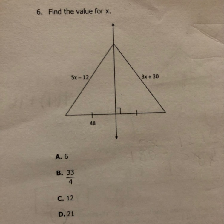 What is the value of x ? Explain step by step please !-example-1