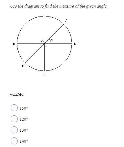 Use the diagram to find the measure of the given angle.-example-1